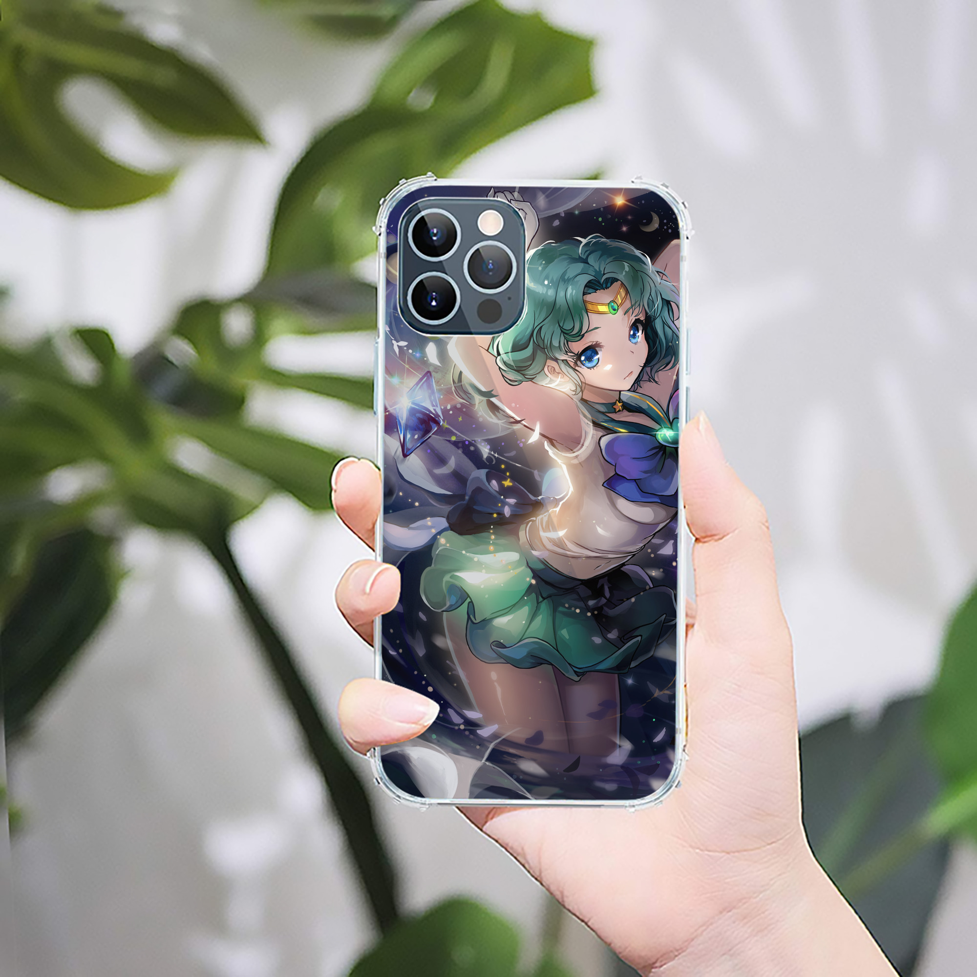 （画像用） 美少女戦士セーラームーン Sailor Moon 【iPhone 12シリーズ対応】透明スマホケース（クリアソフトケース）